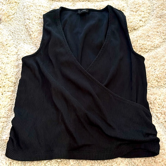 J. Crew Tops - J Crew Crop Cotton Top